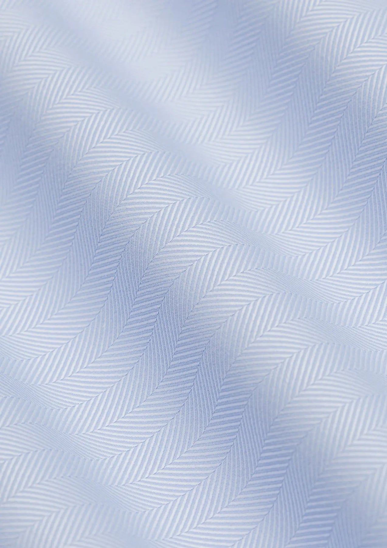 Sky Blue Herring Bone Shirt - SARTORO