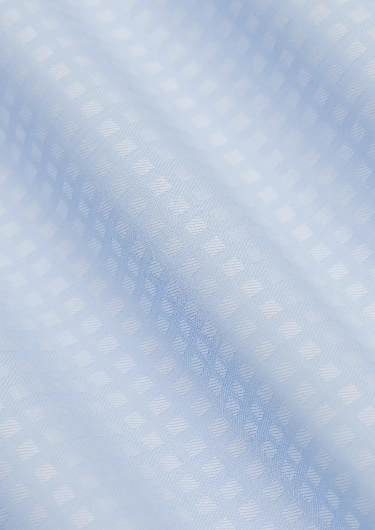 Sky Blue Microcheck Shirt - SARTORO