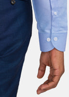 Sky Blue Oxford Shirt - SARTORO844