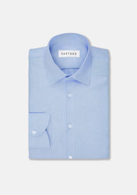 Sky Blue Oxford Shirt - SARTORO