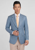 Sky Blue Pinstripe Ellis Jacket - SARTORO