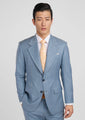 Sky Blue Pinstripe Ellis Suit - SARTORO