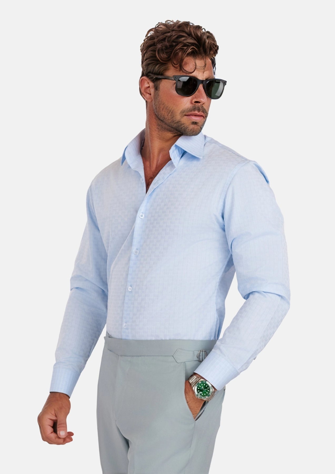 Sky Blue Shirt - SARTORO