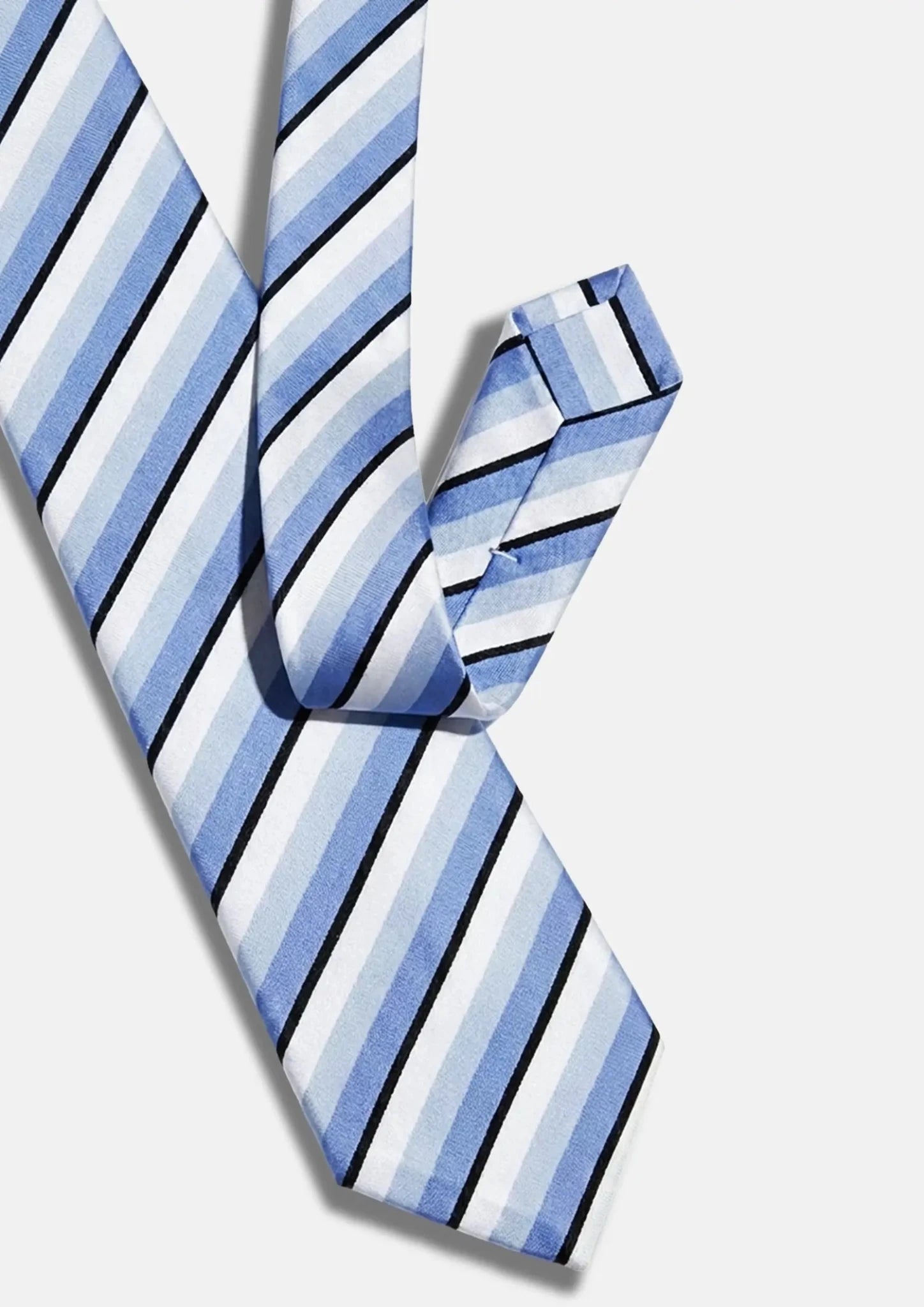 Sky Blue Triple Stripe Tie594