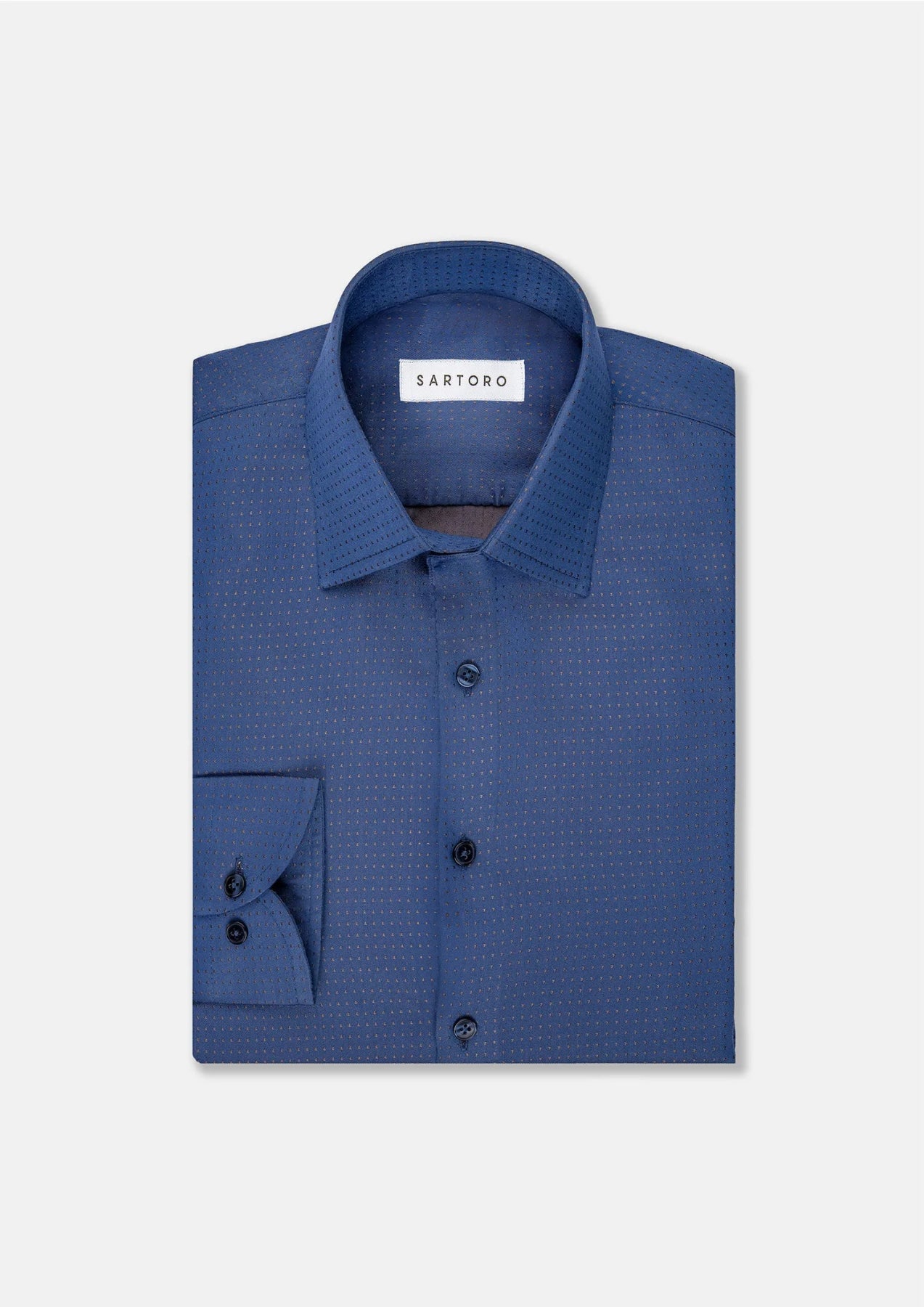 Slate Blue Shirt - SARTORO