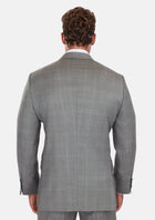 Smoke Grey Checked Astor Suit - SARTORO415