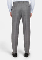 Smoke Grey Checked Pants - SARTORO287