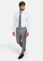 Smoke Grey Checked Pants - SARTORO853