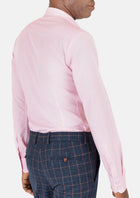 Soft Pink End On End Shirt - SARTORO349