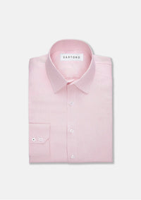 Soft Pink End On End Shirt - SARTORO