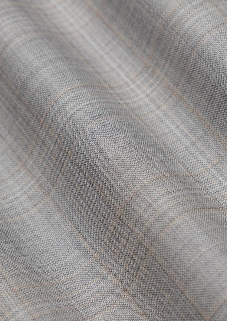 Spanish Grey Checked Astor Suit - SARTORO191