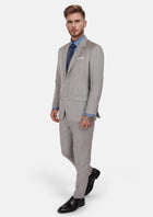 Spanish Grey Checked Astor Suit - SARTORO526