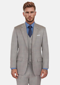 Spanish Grey Checked Astor Suit