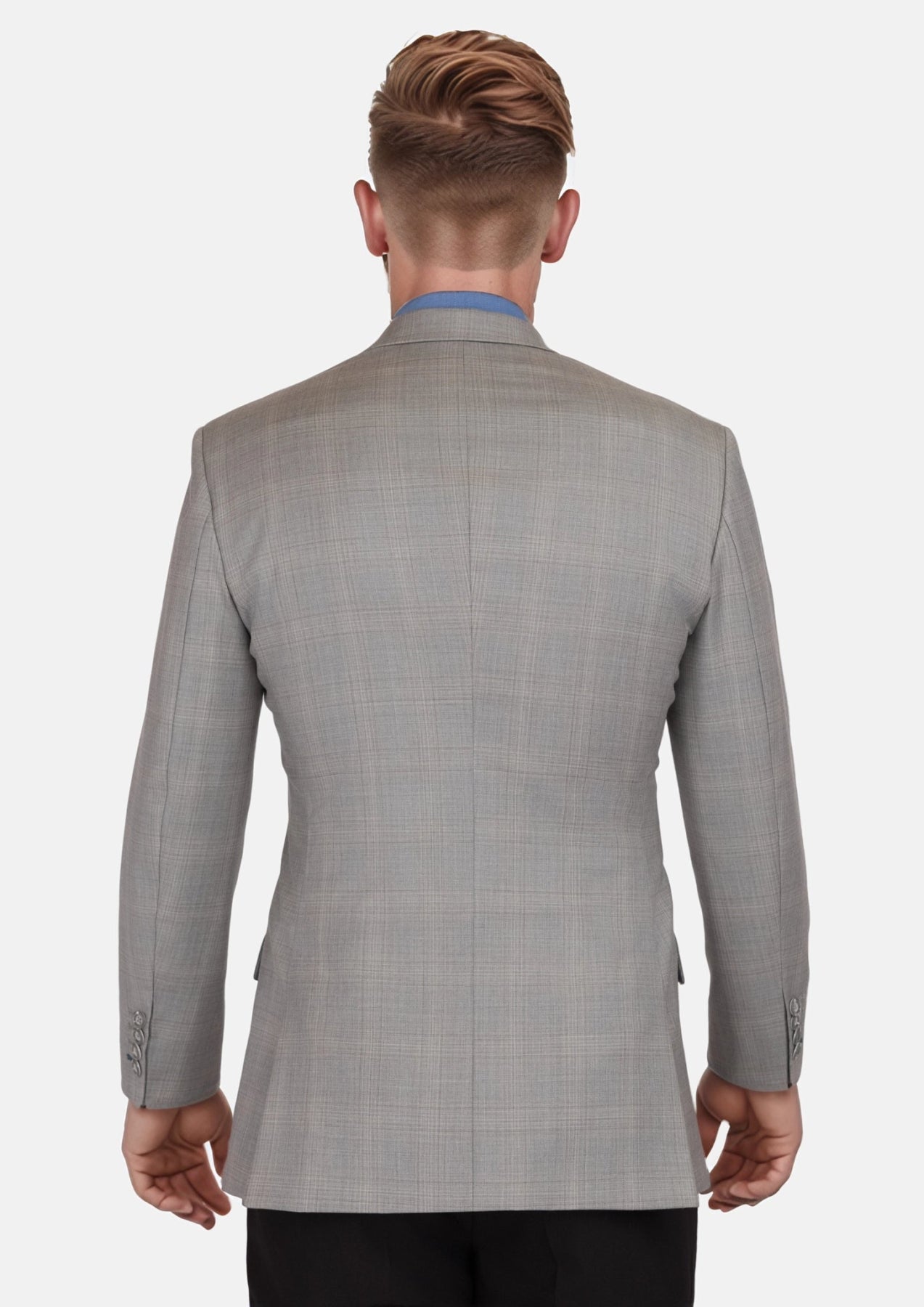 Spanish Grey Checked Astor Suit - SARTORO