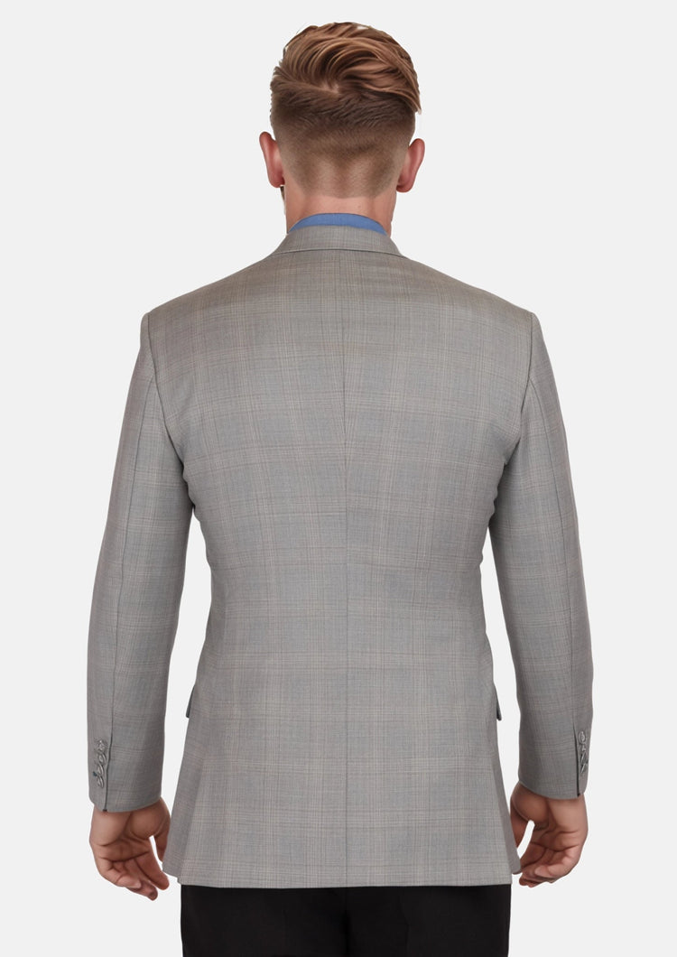 Spanish Grey Checked Astor Suit - SARTORO895