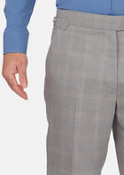 Spanish Grey Checked Pants - SARTORO435