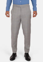 Spanish Grey Checked Pants - SARTORO646