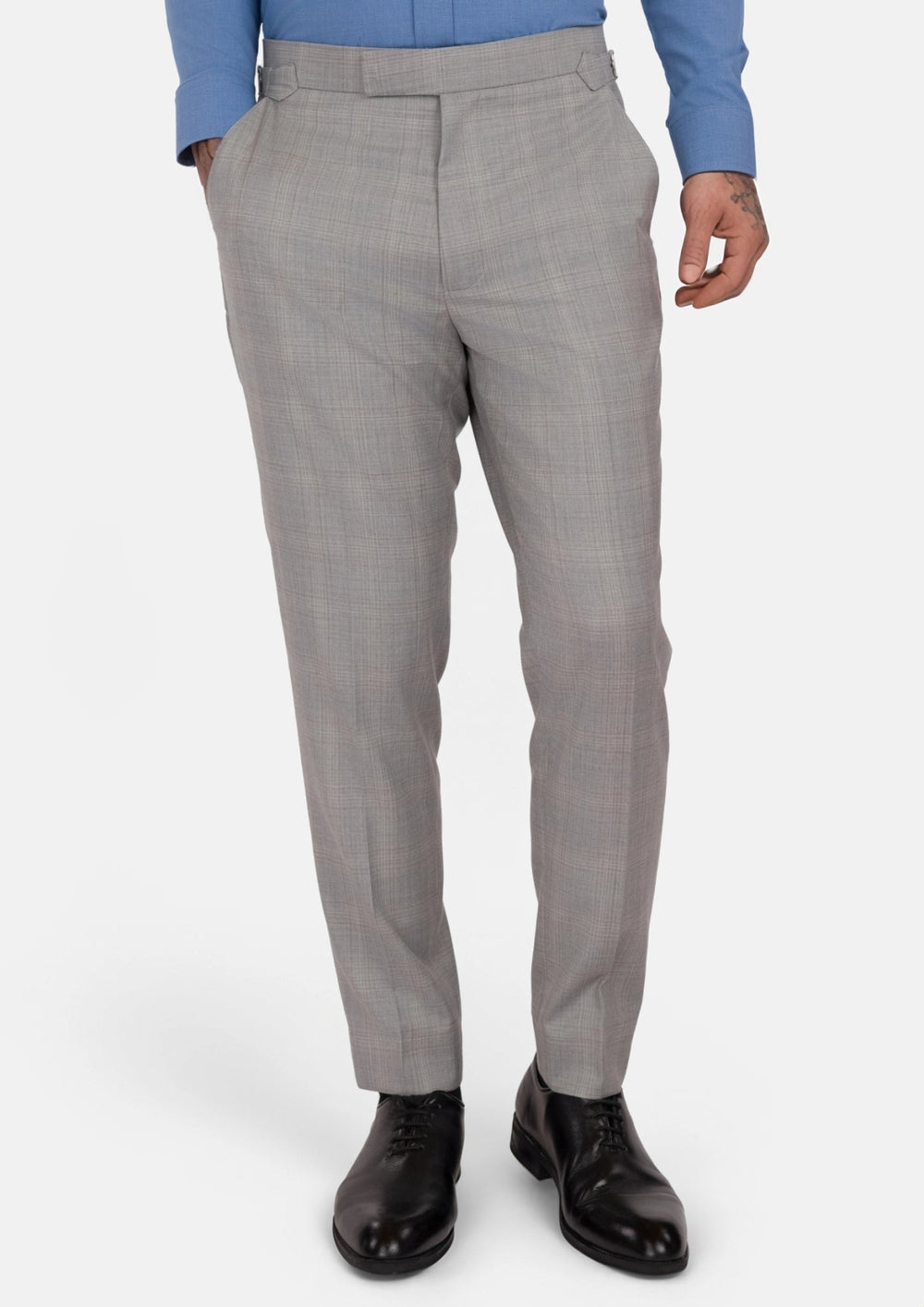 Spanish Grey Checked Pants733