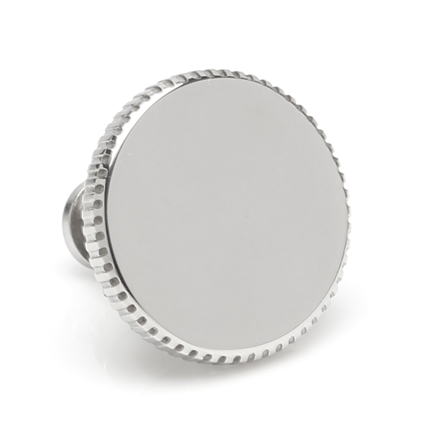 Stainless Steel Coin Edge Engravable Lapel Pin - SARTORO772