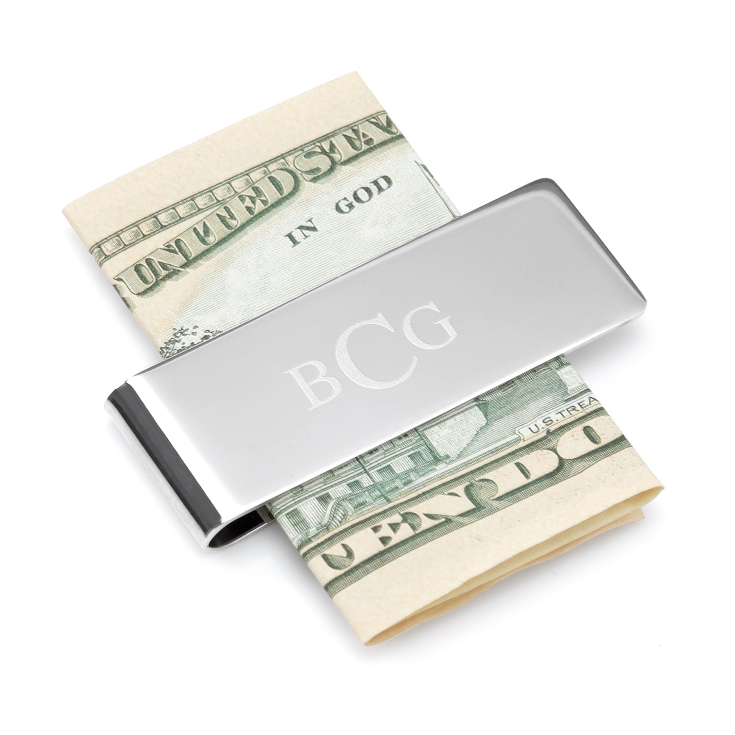Stainless Steel Engravable Money Clip - SARTORO936