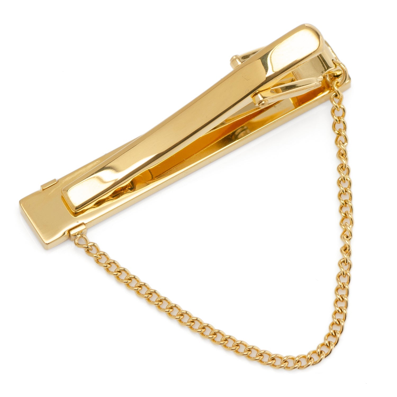 Stainless Steel Gold Chain Tie Clip - SARTORO425
