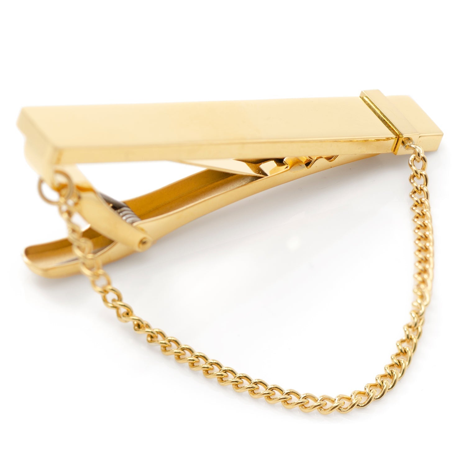 Stainless Steel Gold Chain Tie Clip - SARTORO405