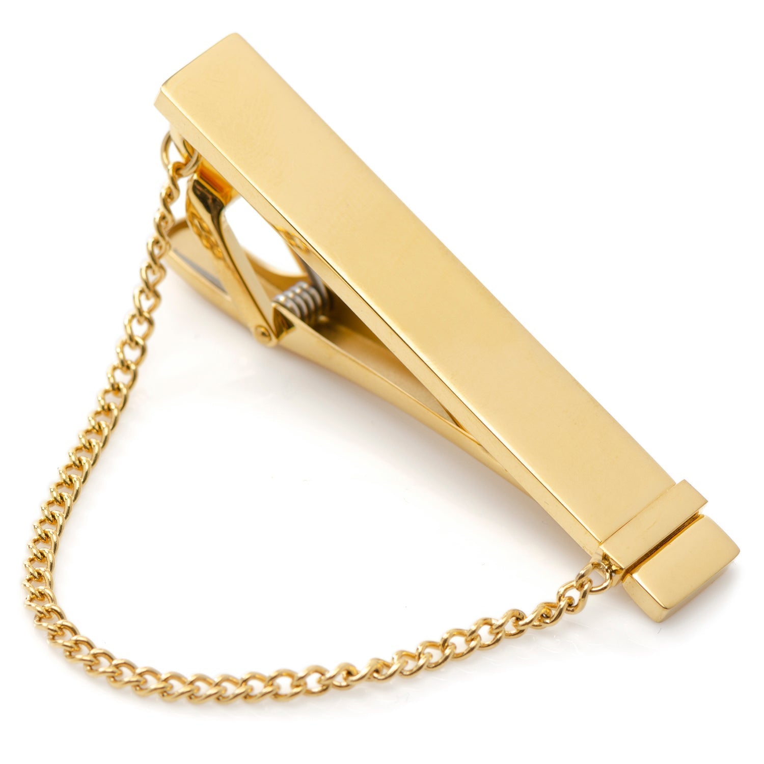 Stainless Steel Gold Chain Tie Clip - SARTORO698