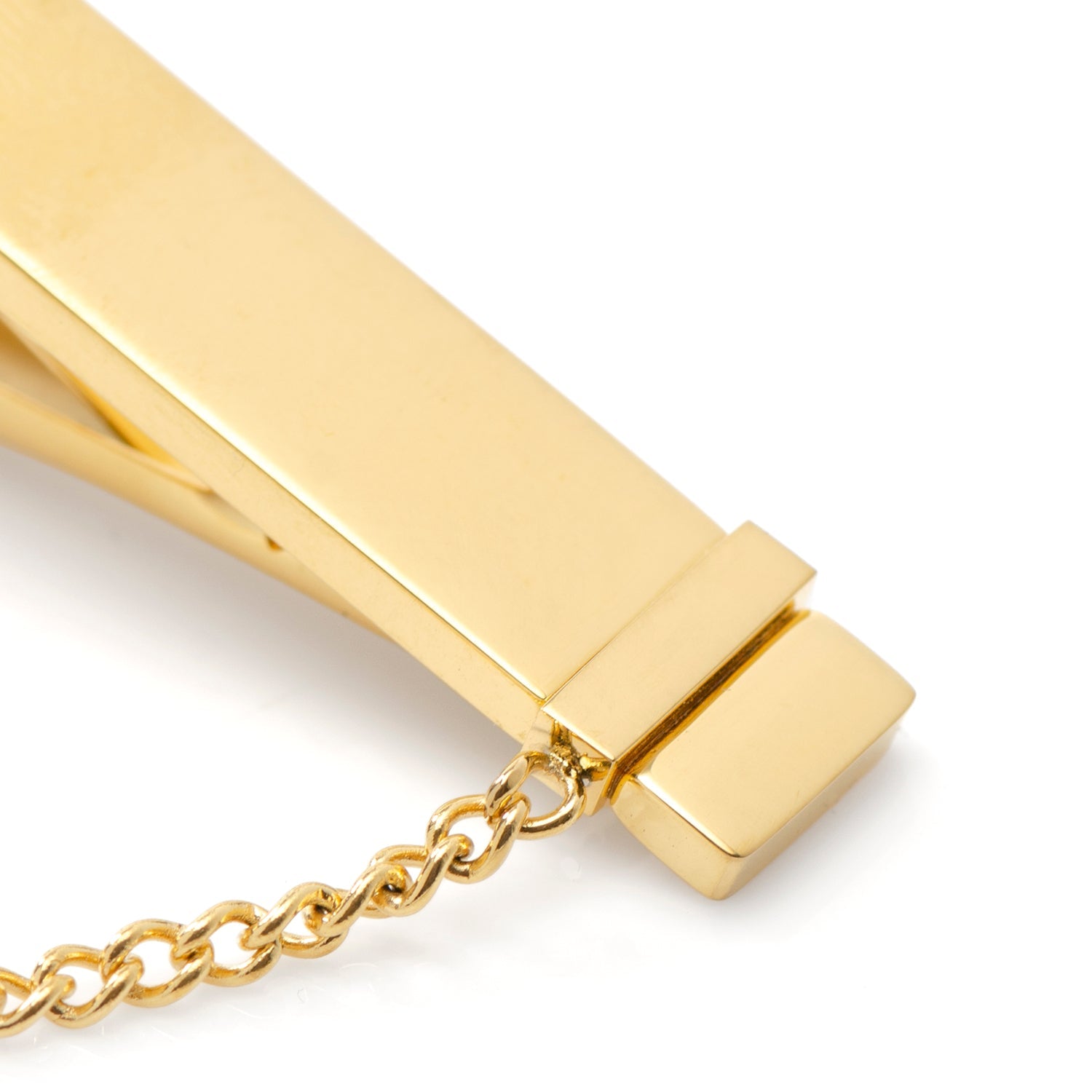 Stainless Steel Gold Chain Tie Clip - SARTORO431