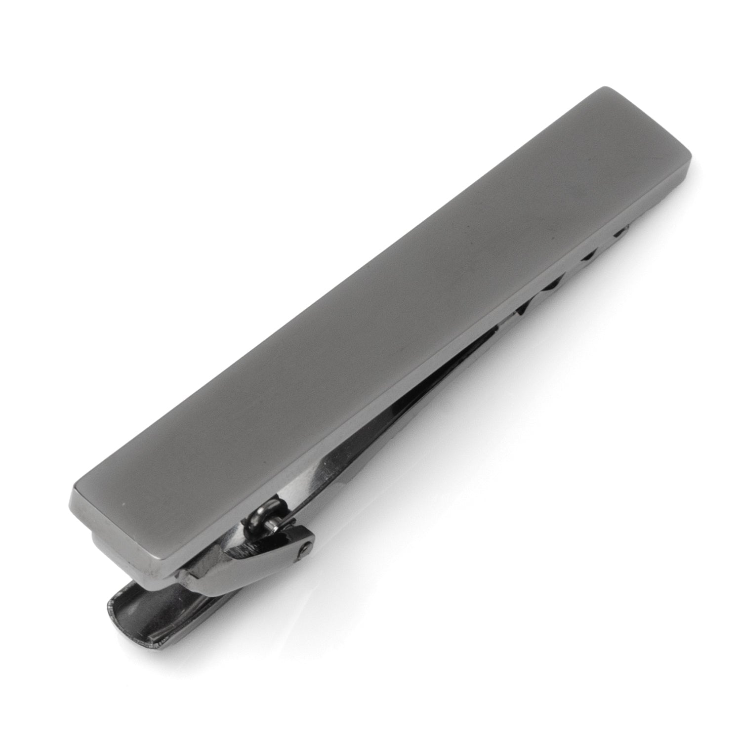 Stainless Steel Gunmetal Engravable Tie Clip - SARTORO839