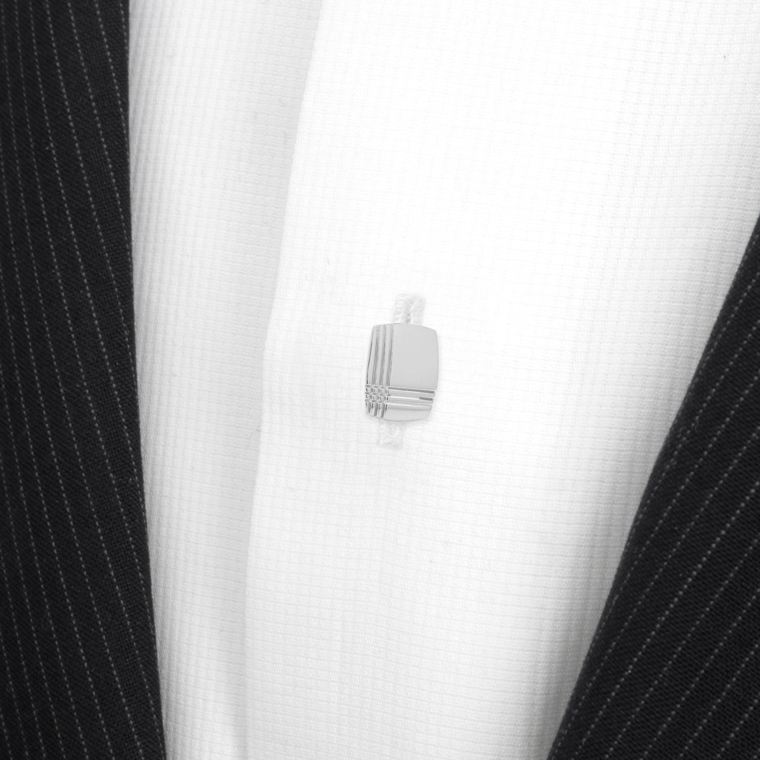 Stainless Steel Tartan Plaid 5-Studs - SARTORO723