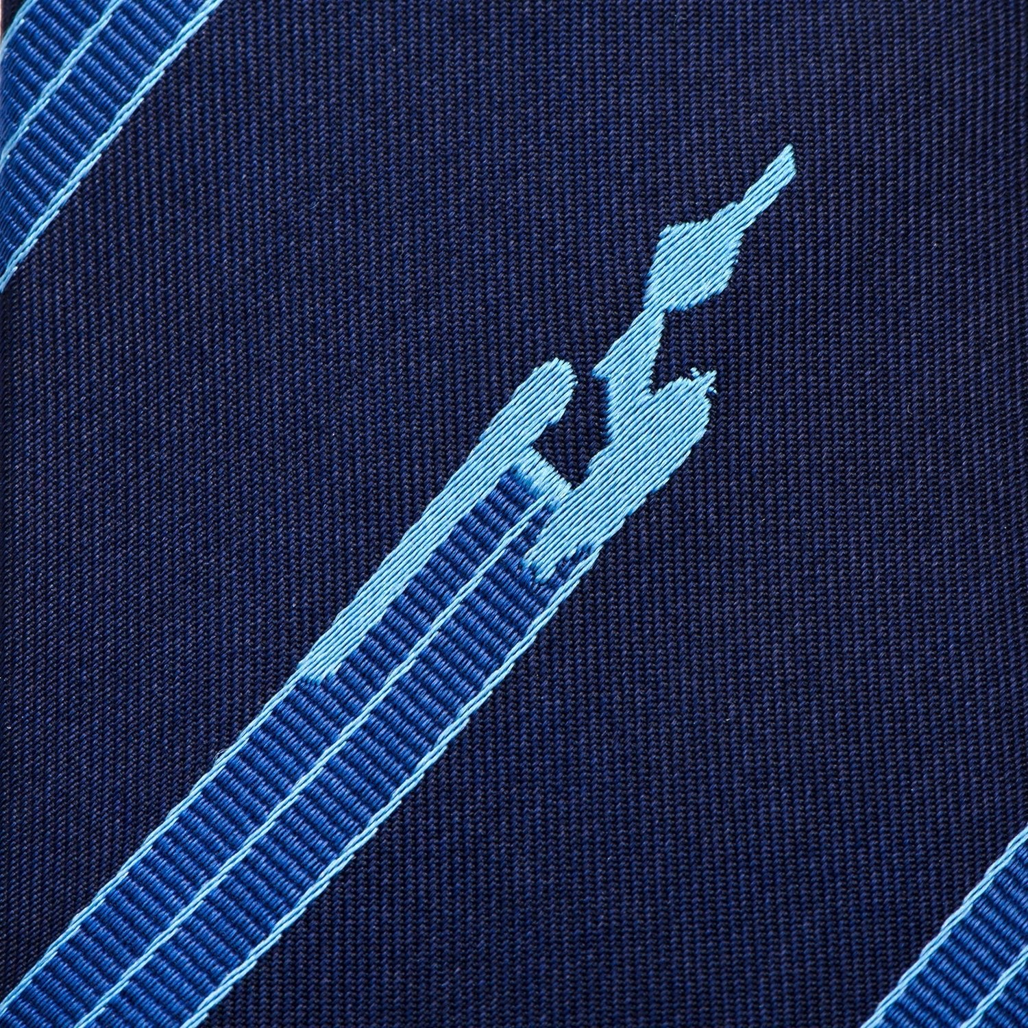 Star Trek Enterprise Flight Blue Stripe Men's Tie - SARTORO778
