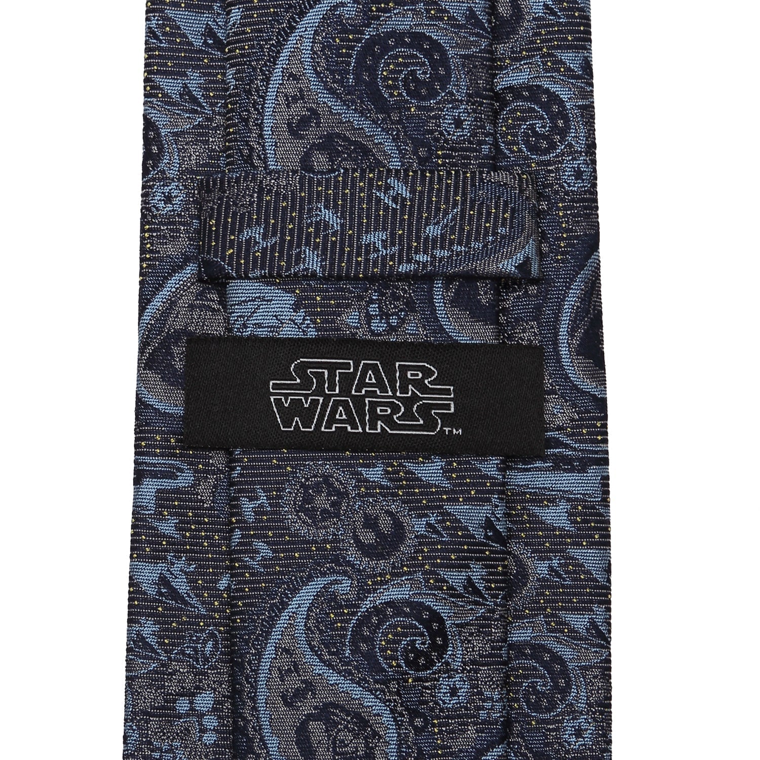 Star Wars Darth Vader Blue and Gray Paisley Tie - SARTORO691
