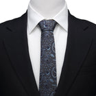 Star Wars Darth Vader Blue and Gray Paisley Tie - SARTORO873
