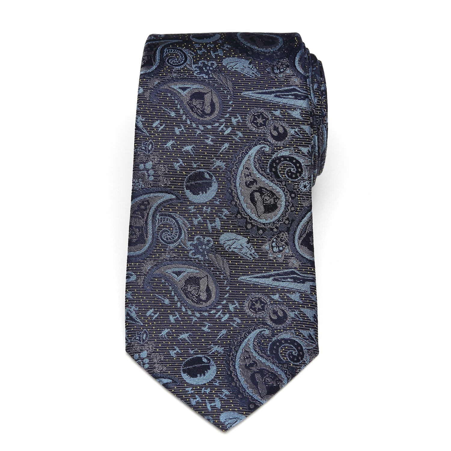 Star Wars Darth Vader Blue and Gray Paisley Tie - SARTORO877