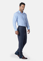 Steel Grey Twill Pants - SARTORO335