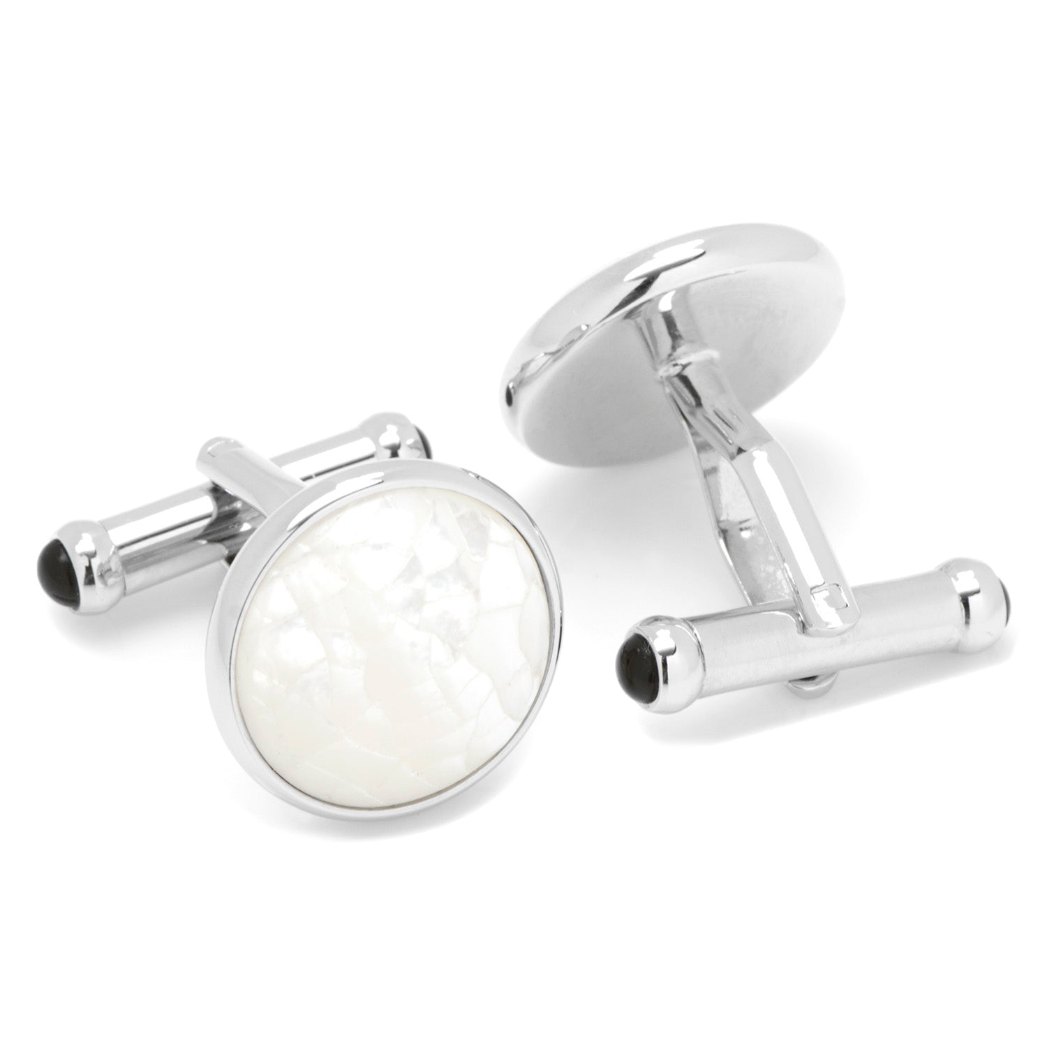 Sterling Mosaic Mother of Pearl Cufflinks - SARTORO738