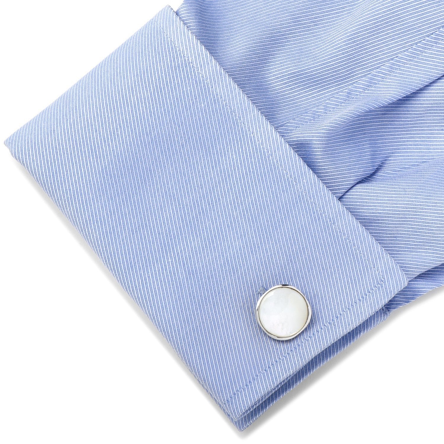 Sterling Silver Classic Formal Mother of Pearl 5-Stud Set - SARTORO341