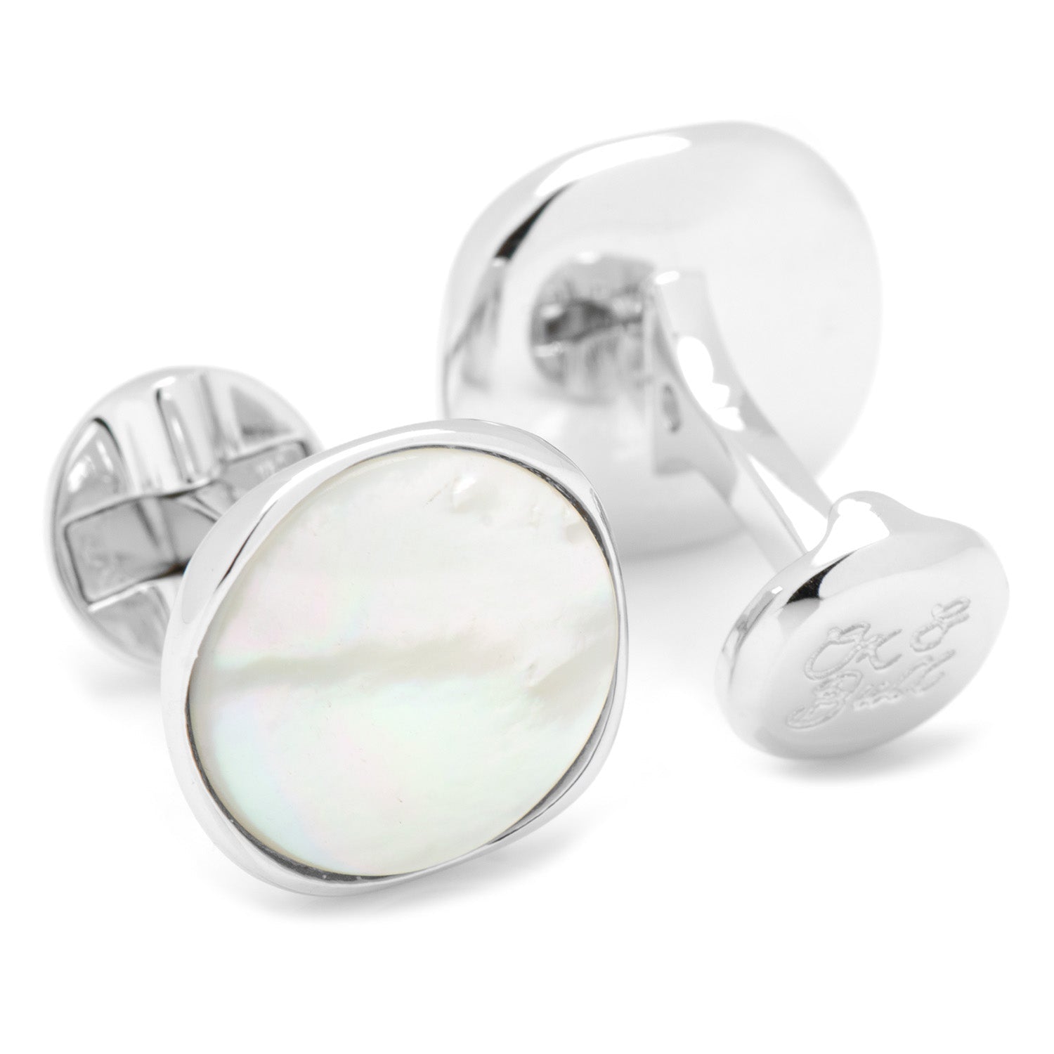 Sterling Silver Classic Formal Mother of Pearl 5-Stud Set - SARTORO217
