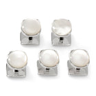 Sterling Silver Classic Formal Mother of Pearl 5-Studs - SARTORO658