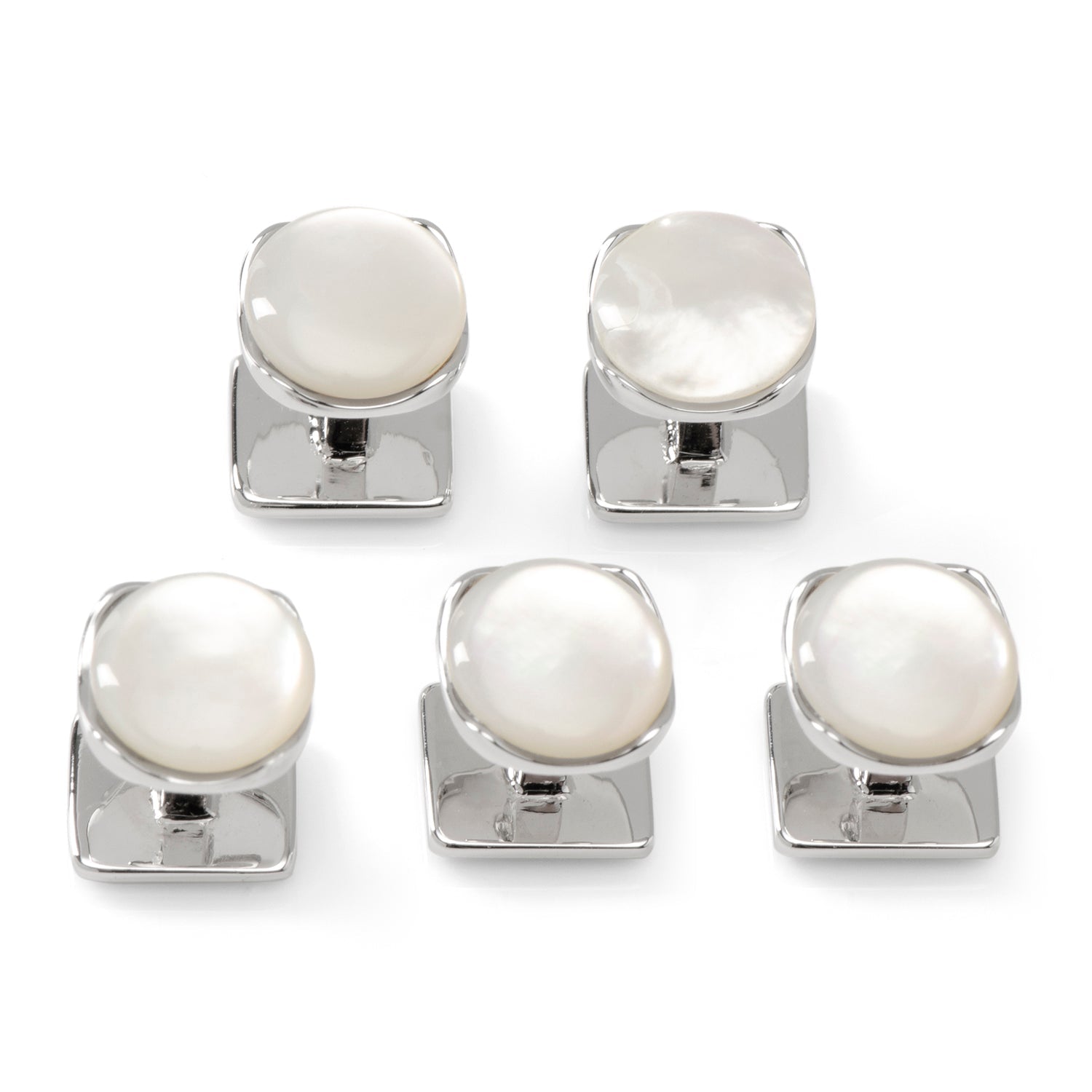 Sterling Silver Classic Formal Mother of Pearl 5-Studs303