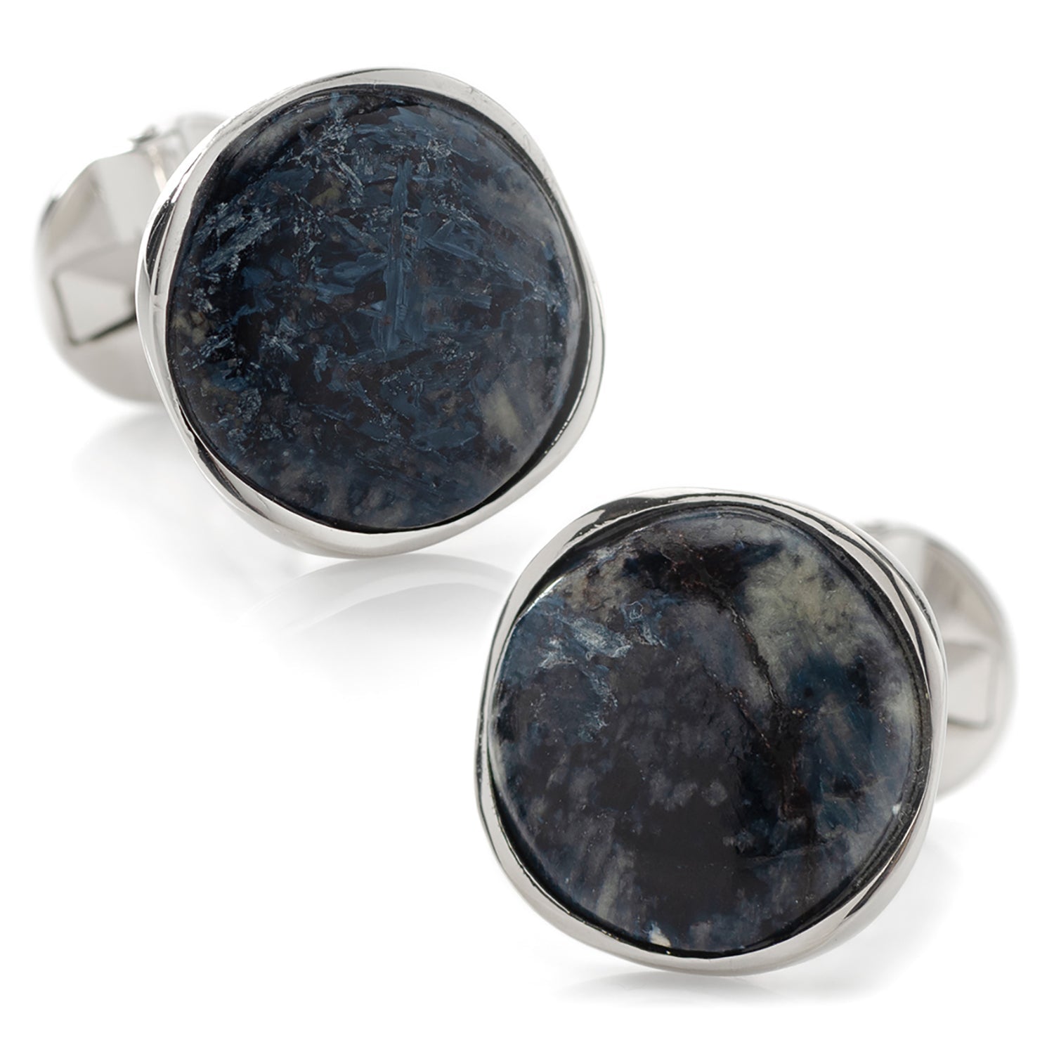 Sterling Silver Classic Formal Pietersite Cufflinks - SARTORO109