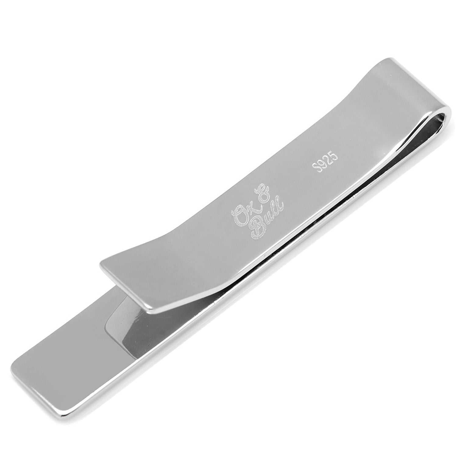 Sterling Silver Engravable Tie Bar - SARTORO563