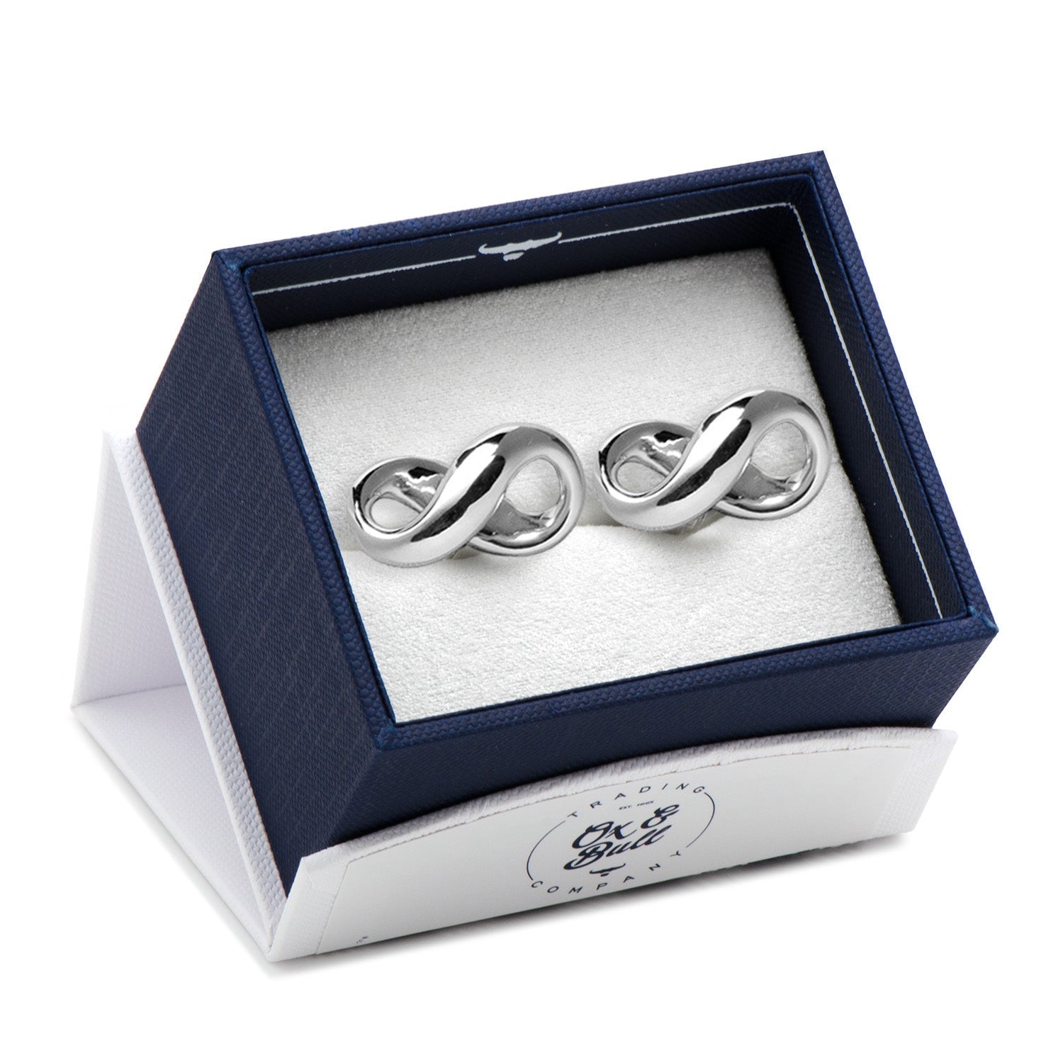 Sterling Silver Infinity Symbol Cufflinks - SARTORO524