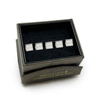 Sterling Silver Rope Square 5-Studs - SARTORO885