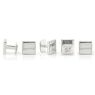 Sterling Silver Rope Square 5-Studs - SARTORO166