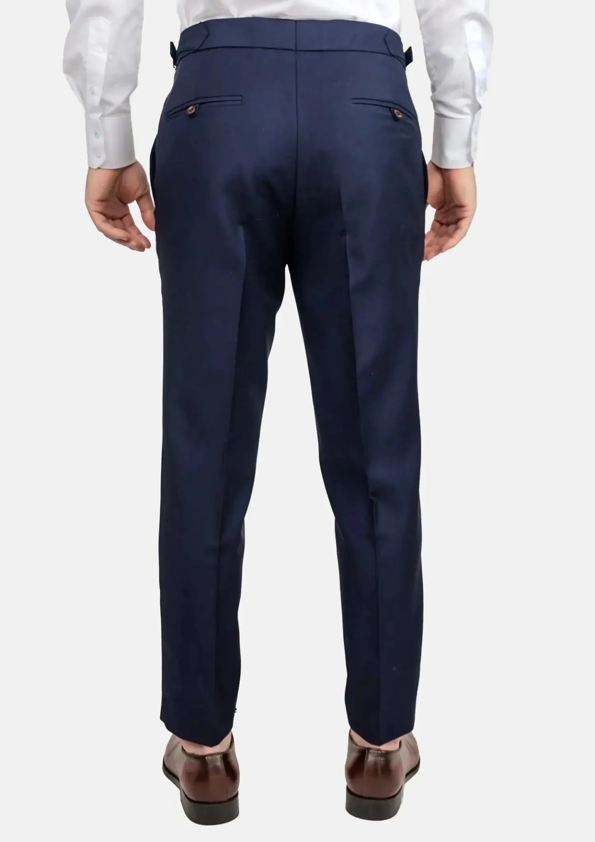 Stratos Blue Mohair Pants - SARTORO874