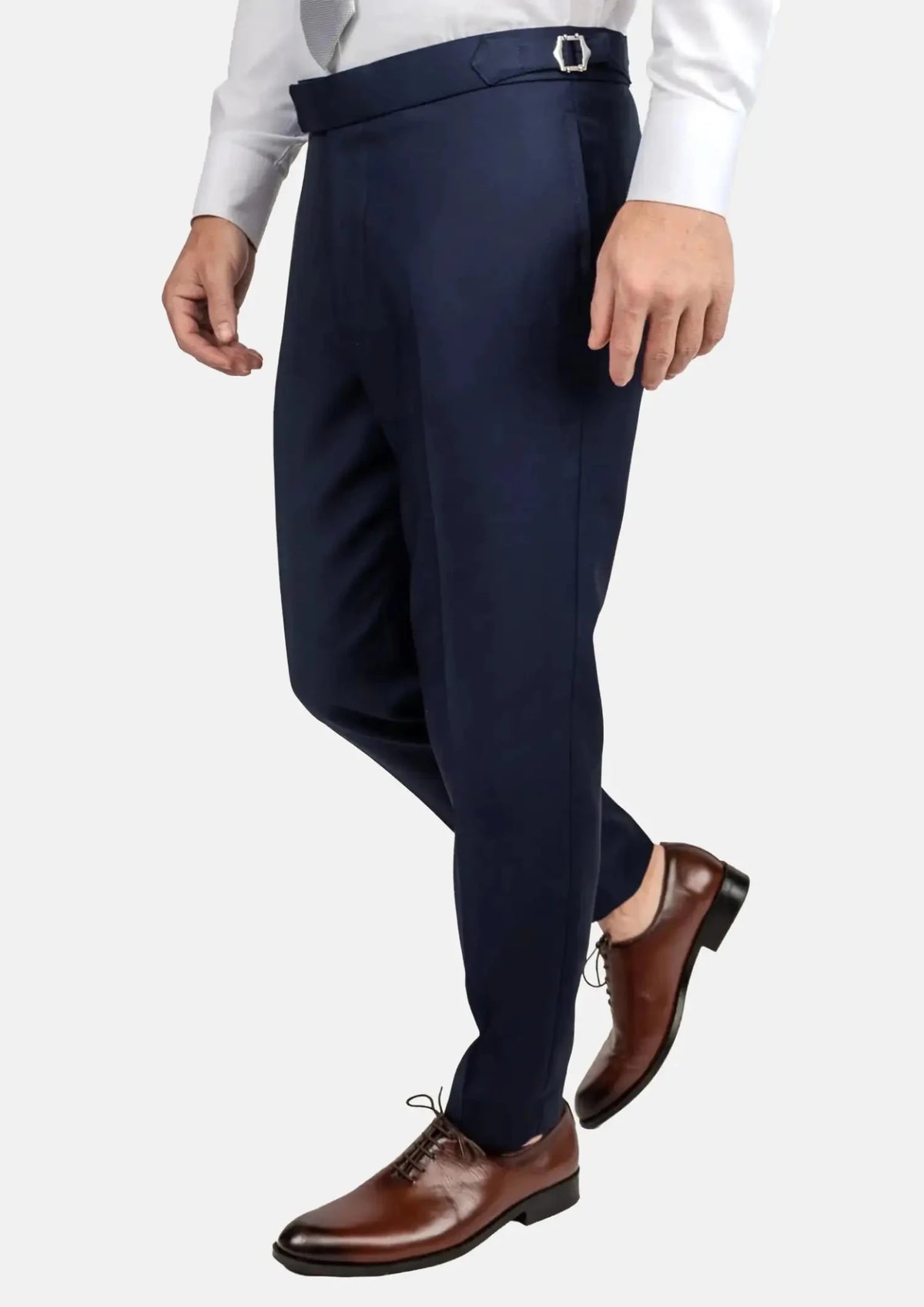 Stratos Blue Mohair Pants - SARTORO201