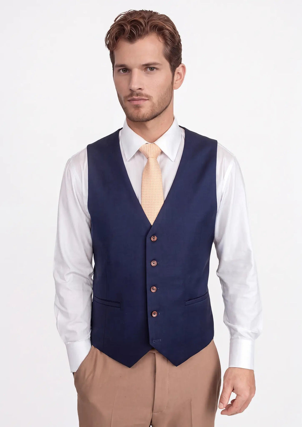Stratos Blue Mohair Vest808