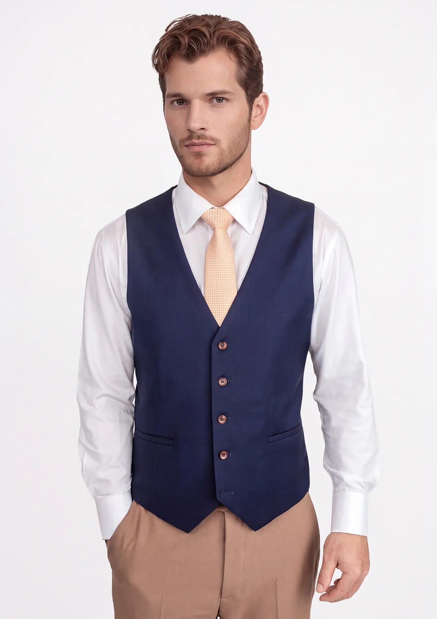 Stratos Blue Mohair Vest253