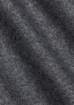 Mid Grey Herringbone